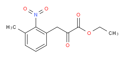 ethyl 3-(3-methyl-2-nitrophenyl)-2-oxopropanoate