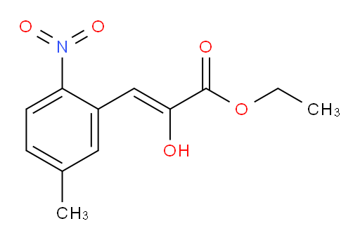 (Z)-ethyl 2-hydroxy-3-(5-methyl-2-nitrophenyl)acrylate