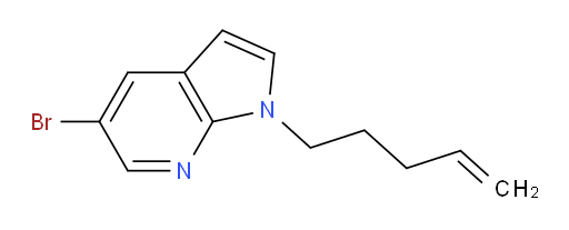 5-bromo-1-(pent-4-en-1-yl)-1H-pyrrolo[2,3-b]pyridine