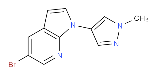 5-bromo-1-(1-methyl-1H-pyrazol-4-yl)-1H-pyrrolo[2,3-b]pyridine
