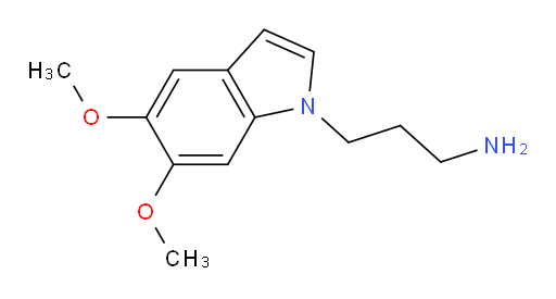 3-(5,6-dimethoxy-1H-indol-1-yl)propan-1-amine