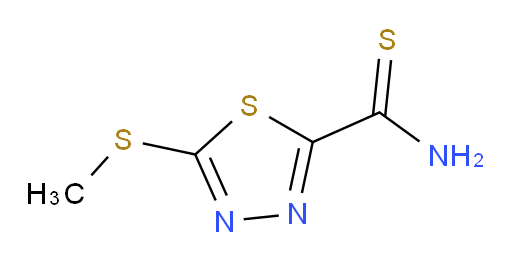 5-(methylthio)-1,3,4-thiadiazole-2-carbothioamide