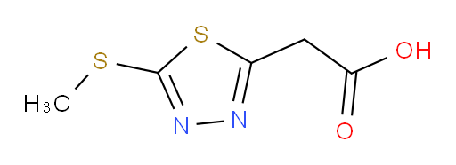 2-(5-(methylthio)-1,3,4-thiadiazol-2-yl)acetic acid