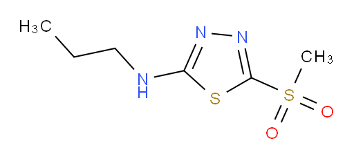 5-(methylsulfonyl)-N-propyl-1,3,4-thiadiazol-2-amine