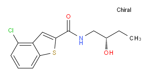 (S)-4-chloro-N-(2-hydroxybutyl)benzo[b]thiophene-2-carboxamide