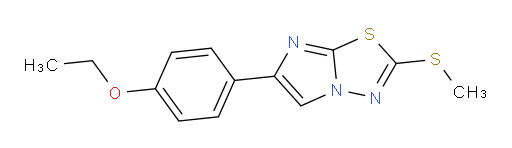 6-(4-ethoxyphenyl)-2-(methylthio)imidazo[2,1-b][1,3,4]thiadiazole