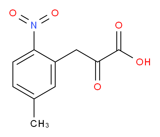 3-(5-methyl-2-nitrophenyl)-2-oxopropanoic acid