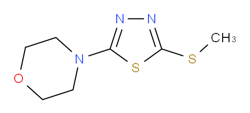 4-(5-(methylthio)-1,3,4-thiadiazol-2-yl)morpholine