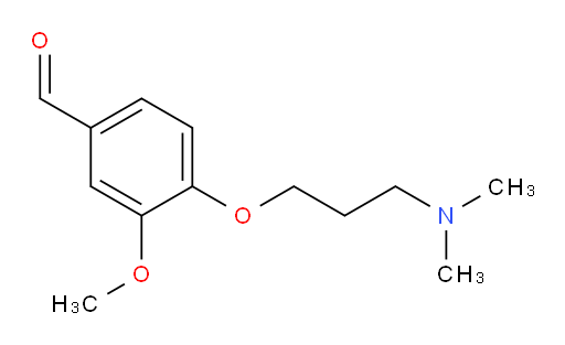 4-(3-(dimethylamino)propoxy)-3-methoxybenzaldehyde