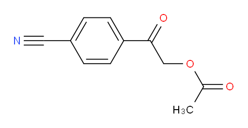 2-(4-cyanophenyl)-2-oxoethyl acetate