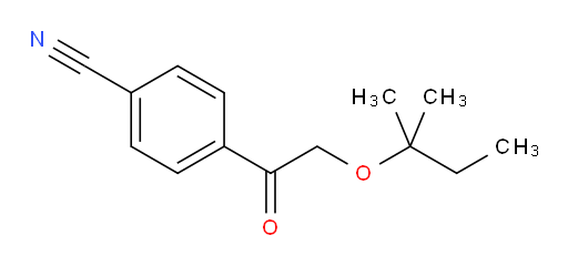 4-(2-(tert-pentyloxy)acetyl)benzonitrile