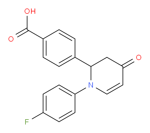 4-(1-(4-fluorophenyl)-4-oxo-1,2,3,4-tetrahydropyridin-2-yl)benzoic acid