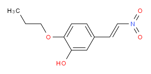 (E)-5-(2-nitrovinyl)-2-propoxyphenol