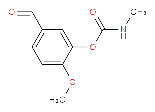 5-formyl-2-methoxyphenyl methylcarbamate