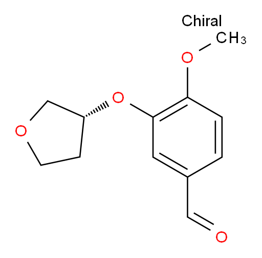 (R)-4-methoxy-3-((tetrahydrofuran-3-yl)oxy)benzaldehyde
