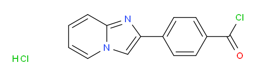 4-(imidazo[1,2-a]pyridin-2-yl)benzoyl chloride hydrochloride