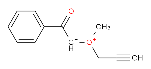 1-(methyl(prop-2-yn-1-yl)oxonio)-2-oxo-2-phenylethan-1-ide