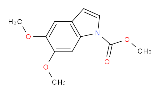 methyl 5,6-dimethoxy-1H-indole-1-carboxylate