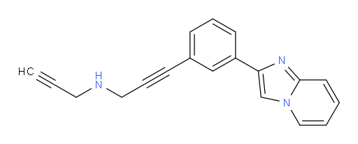3-(3-(imidazo[1,2-a]pyridin-2-yl)phenyl)-N-(prop-2-yn-1-yl)prop-2-yn-1-amine