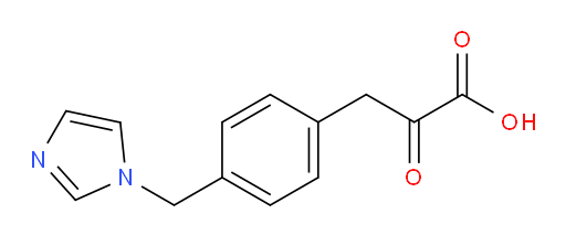 3-(4-((1H-imidazol-1-yl)methyl)phenyl)-2-oxopropanoic acid