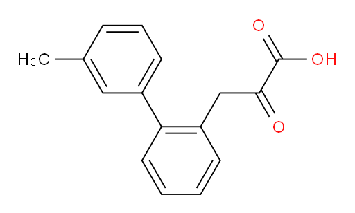 3-(3'-methyl-[1,1'-biphenyl]-2-yl)-2-oxopropanoic acid