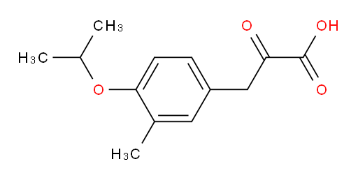 3-(4-isopropoxy-3-methylphenyl)-2-oxopropanoic acid