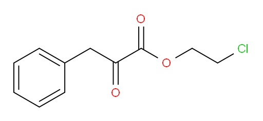 2-chloroethyl 2-oxo-3-phenylpropanoate