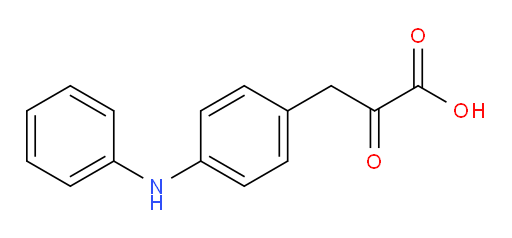 2-oxo-3-(4-(phenylamino)phenyl)propanoic acid