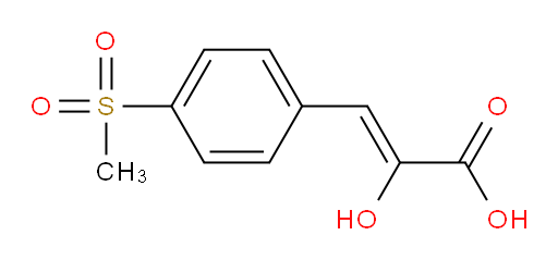 (Z)-2-hydroxy-3-(4-(methylsulfonyl)phenyl)acrylic acid