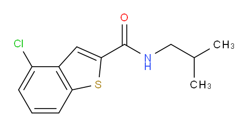 4-chloro-N-isobutylbenzo[b]thiophene-2-carboxamide