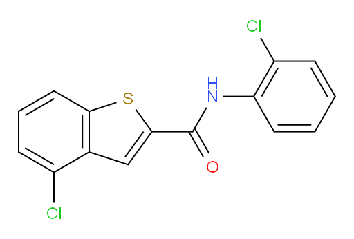 4-chloro-N-(2-chlorophenyl)benzo[b]thiophene-2-carboxamide