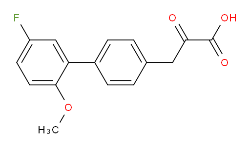 3-(5'-fluoro-2'-methoxy-[1,1'-biphenyl]-4-yl)-2-oxopropanoic acid
