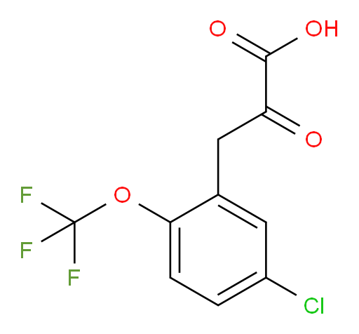 3-(5-chloro-2-(trifluoromethoxy)phenyl)-2-oxopropanoic acid