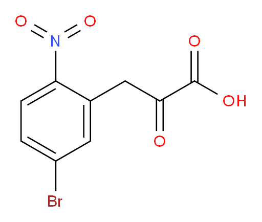 3-(5-bromo-2-nitrophenyl)-2-oxopropanoic acid