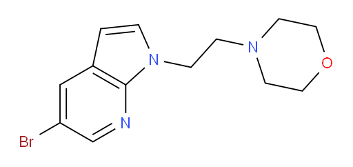 4-(2-(5-bromo-1H-pyrrolo[2,3-b]pyridin-1-yl)ethyl)morpholine