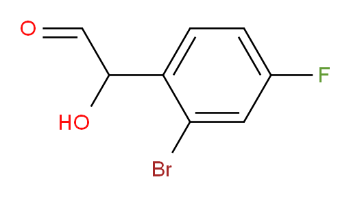 2-(2-bromo-4-fluorophenyl)-2-hydroxyacetaldehyde