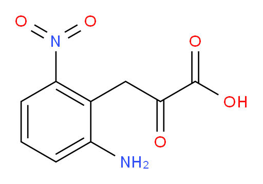 3-(2-amino-6-nitrophenyl)-2-oxopropanoic acid