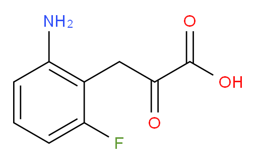 3-(2-amino-6-fluorophenyl)-2-oxopropanoic acid
