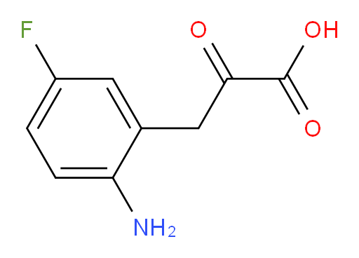 3-(2-amino-5-fluorophenyl)-2-oxopropanoic acid
