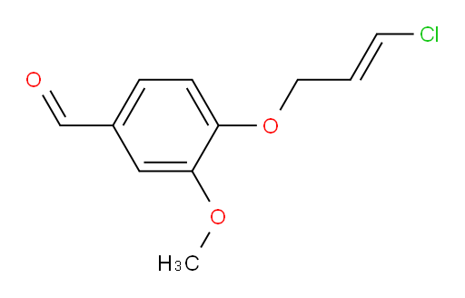 (E)-4-((3-chloroallyl)oxy)-3-methoxybenzaldehyde