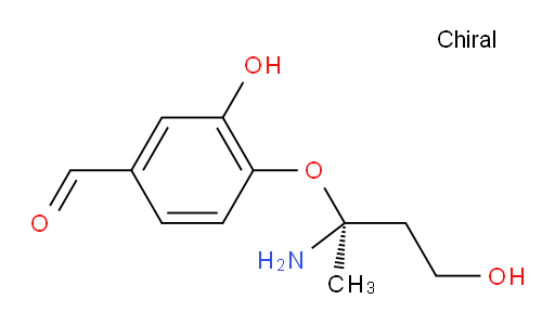 (S)-4-((2-amino-4-hydroxybutan-2-yl)oxy)-3-hydroxybenzaldehyde