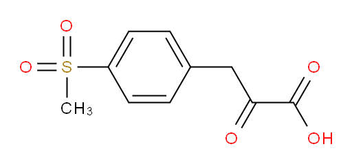 3-(4-(methylsulfonyl)phenyl)-2-oxopropanoic acid