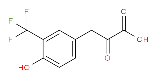 3-(4-hydroxy-3-(trifluoromethyl)phenyl)-2-oxopropanoic acid