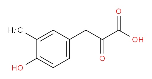 3-(4-hydroxy-3-methylphenyl)-2-oxopropanoic acid