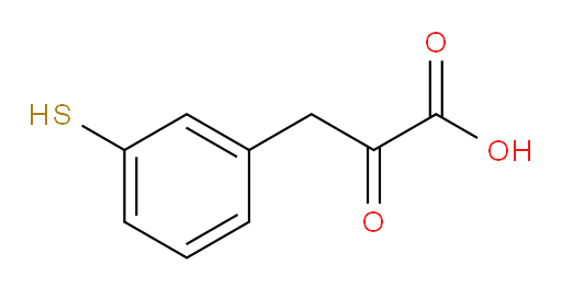 3-(3-mercaptophenyl)-2-oxopropanoic acid