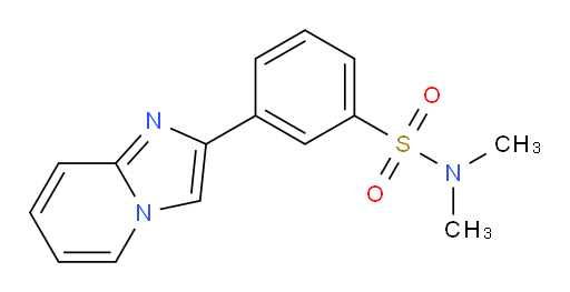 3-(imidazo[1,2-a]pyridin-2-yl)-N,N-dimethylbenzenesulfonamide