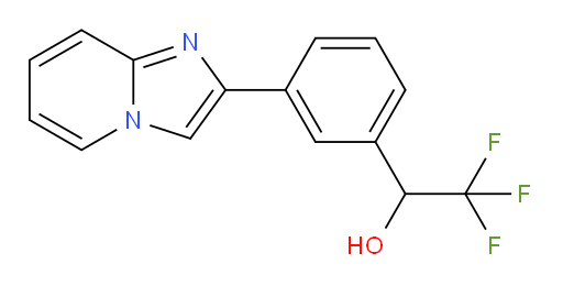 2,2,2-trifluoro-1-(3-(imidazo[1,2-a]pyridin-2-yl)phenyl)ethanol