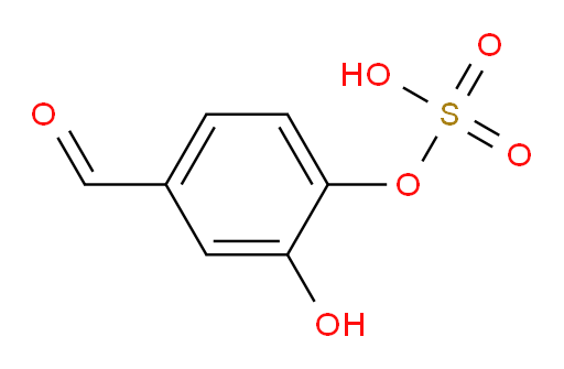 4-formyl-2-hydroxyphenyl hydrogen sulfate