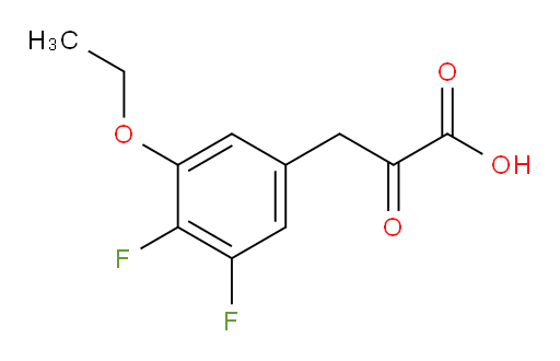 3-(3-ethoxy-4,5-difluorophenyl)-2-oxopropanoic acid
