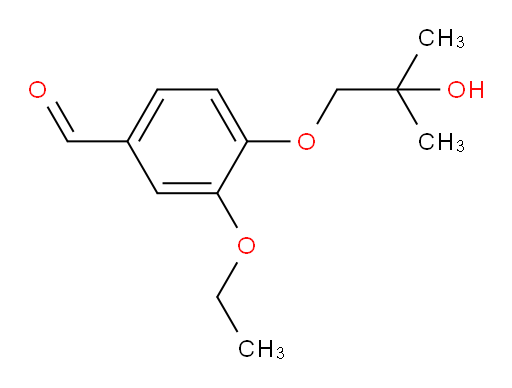 3-ethoxy-4-(2-hydroxy-2-methylpropoxy)benzaldehyde